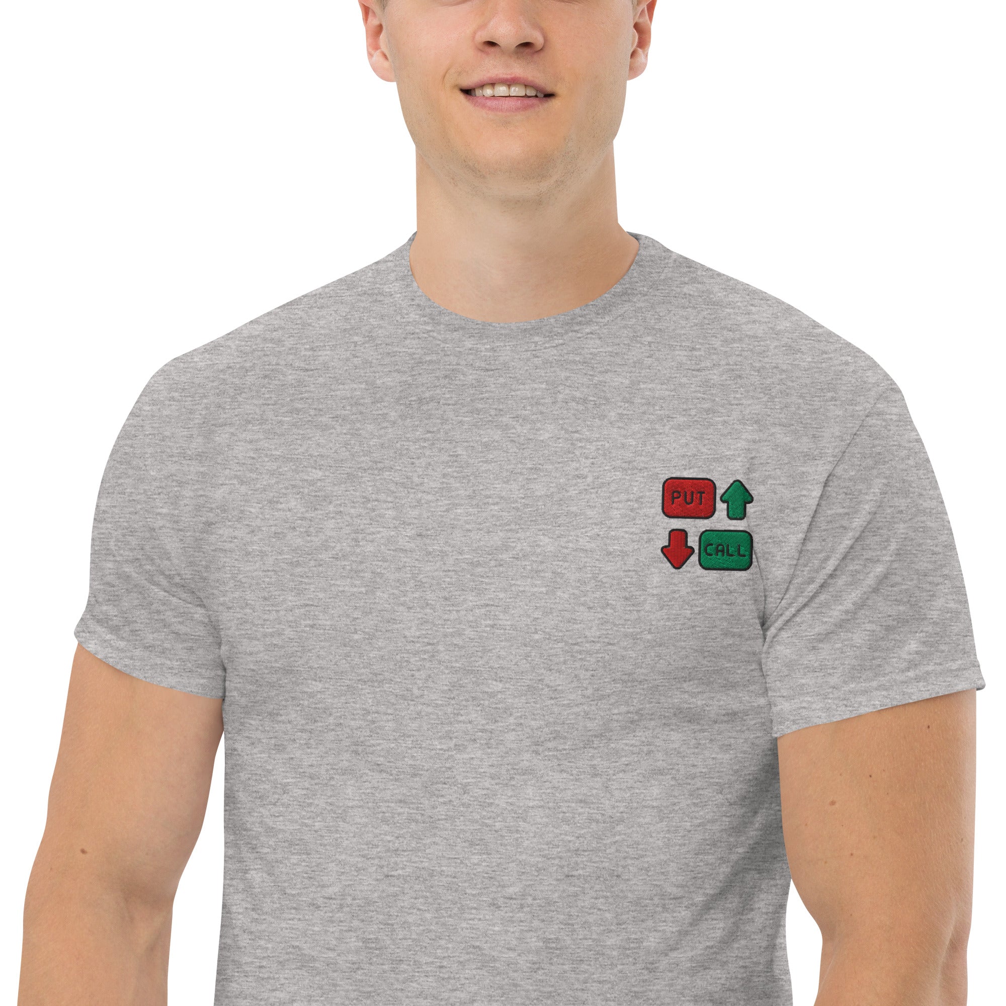 T-shirt Unisex Option Put & Call-Ricamati-Biiply-Biiply