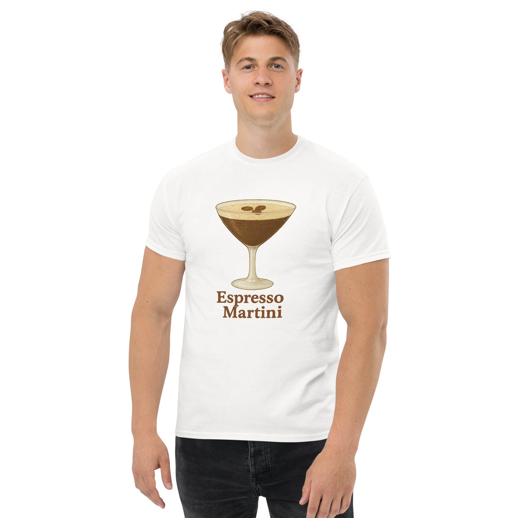 T-shirt Unisex Espresso Martini-DTG-Biiply-Bianco-S-Biiply