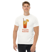 T-shirt Unisex Tequila Sunrise-DTG-Biiply-Bianco-S-Biiply