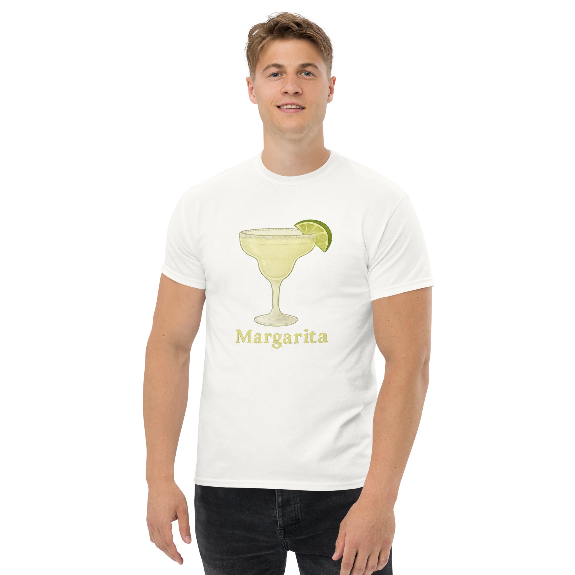 T-shirt Unisex Margarita-DTG-Biiply-Bianco-S-Biiply