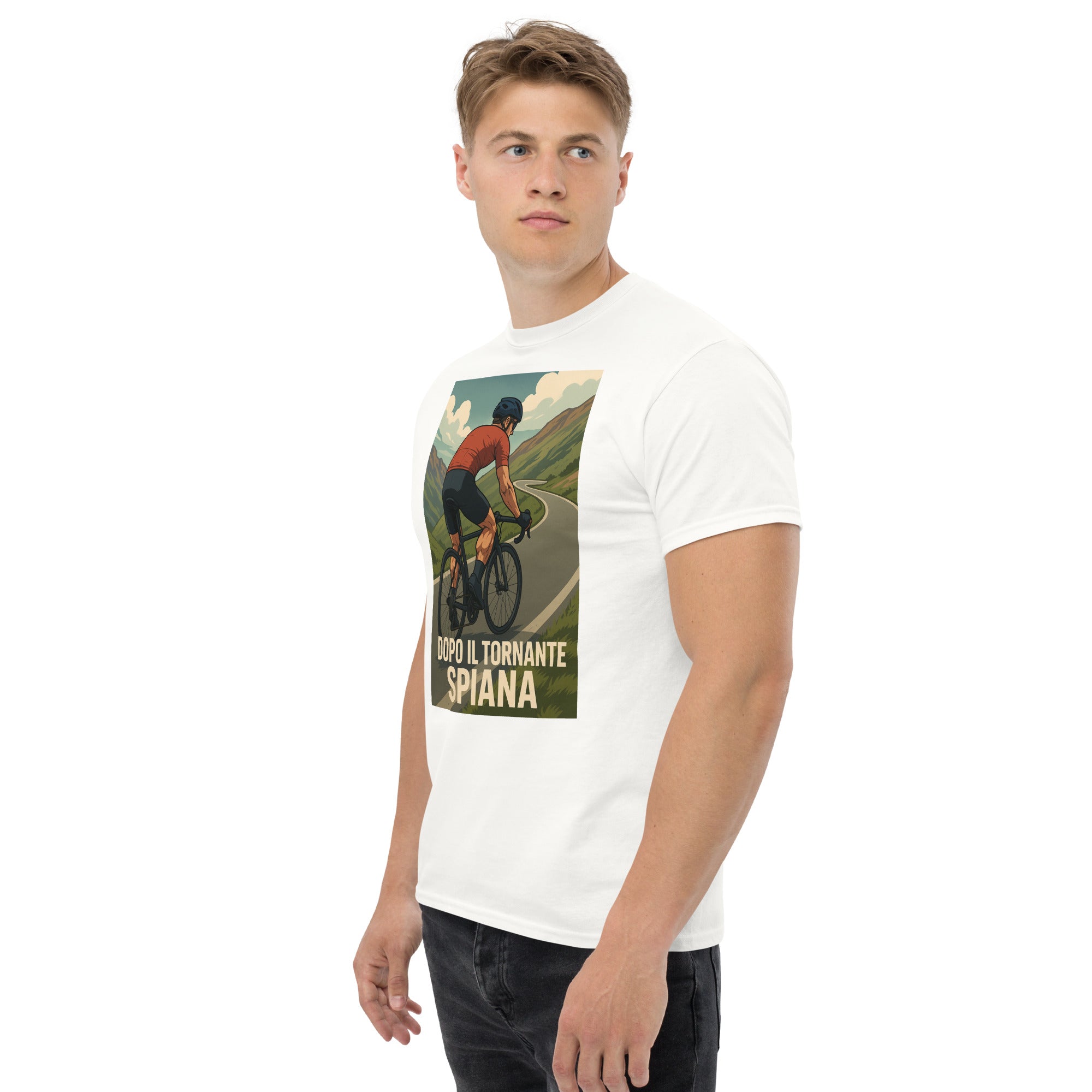 T-shirt Unisex Dopo il tornante spiana-DTG-Biiply-Biiply