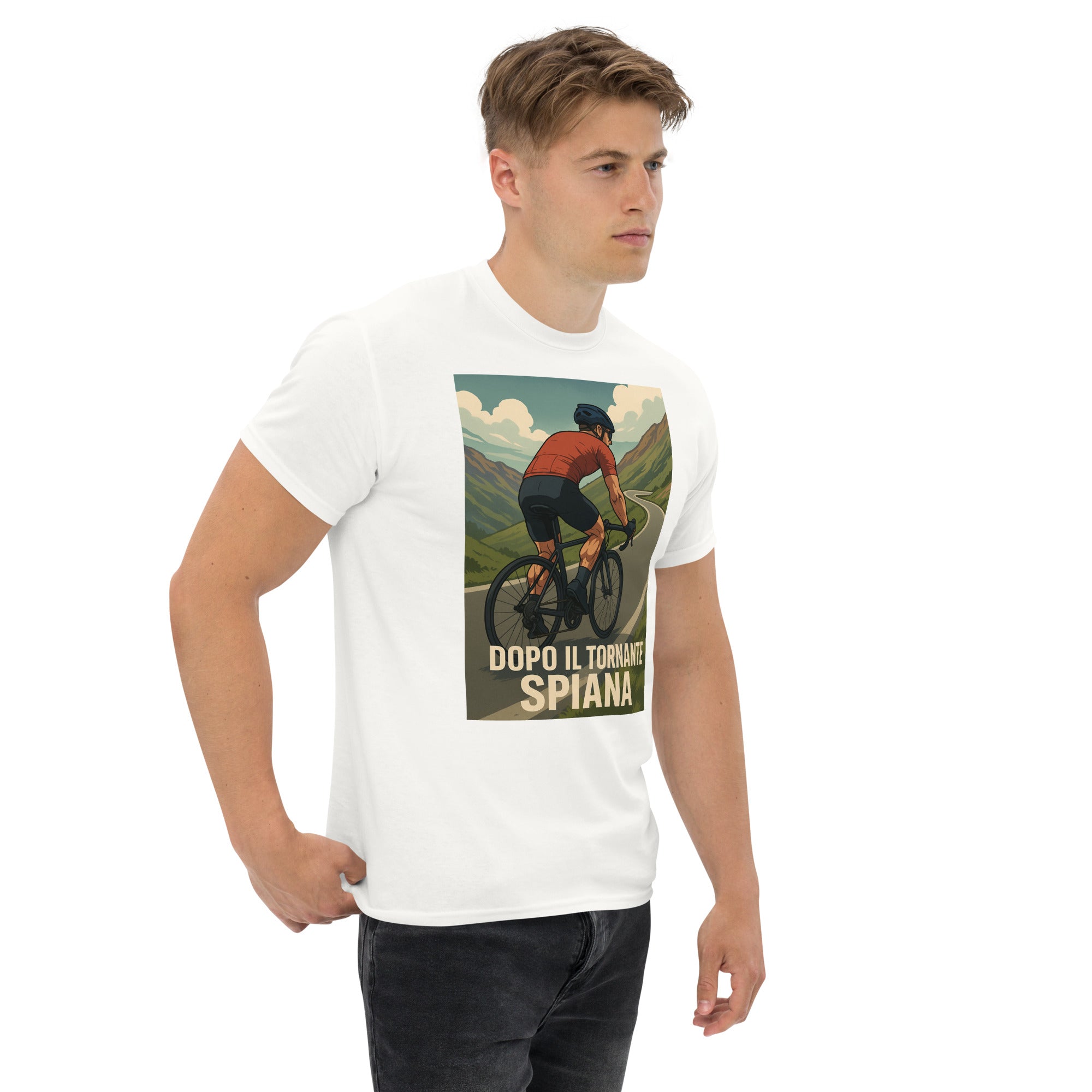 T-shirt Unisex Dopo il tornante spiana-DTG-Biiply-Biiply