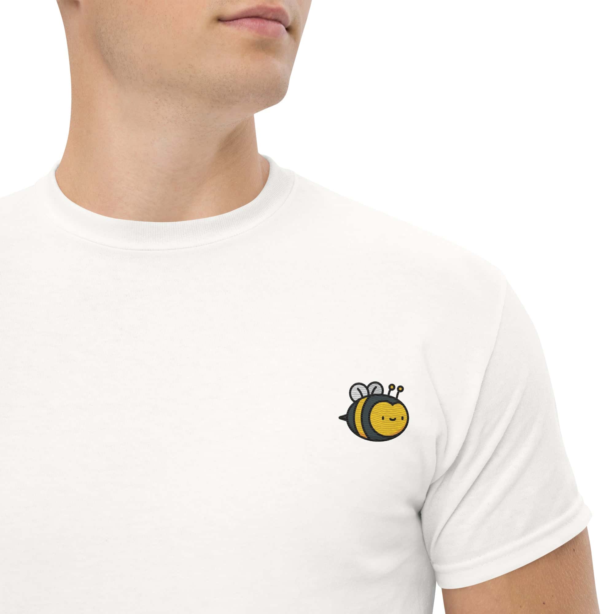 T-shirt Unisex Ape-Ricamati-Biiply-Bianco-S-Biiply
