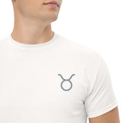 T-shirt Unisex Toro-Ricamati-Biiply-Bianco-S-Biiply