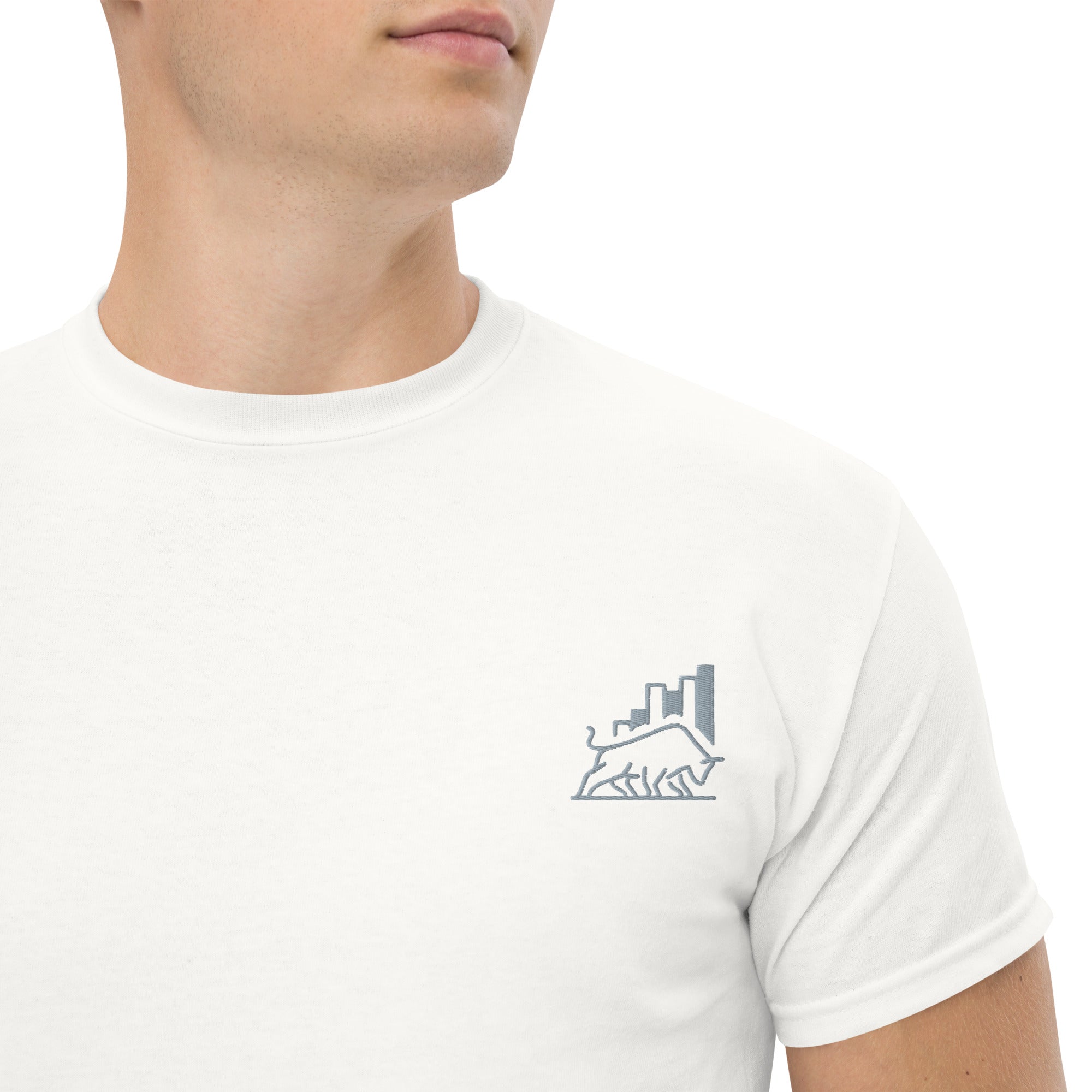 T-shirt Unisex Bull & Market-Ricamati-Biiply-Bianco-S-Biiply