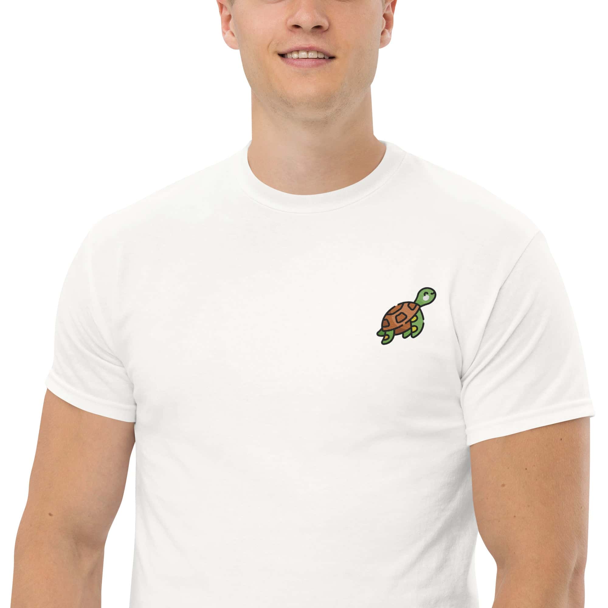 T-shirt Unisex Tartaruga-Ricamati-Biiply-Biiply