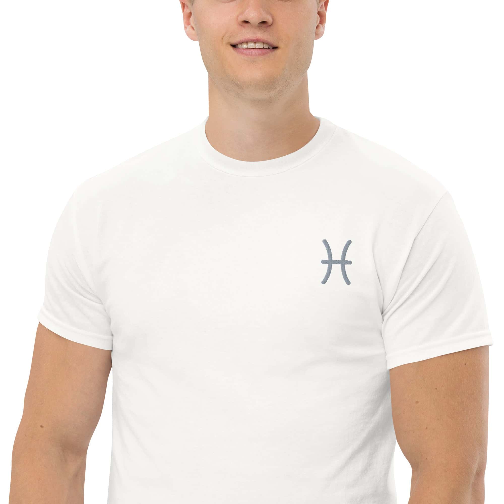 T-shirt Unisex Pesci-Ricamati-Biiply-Biiply