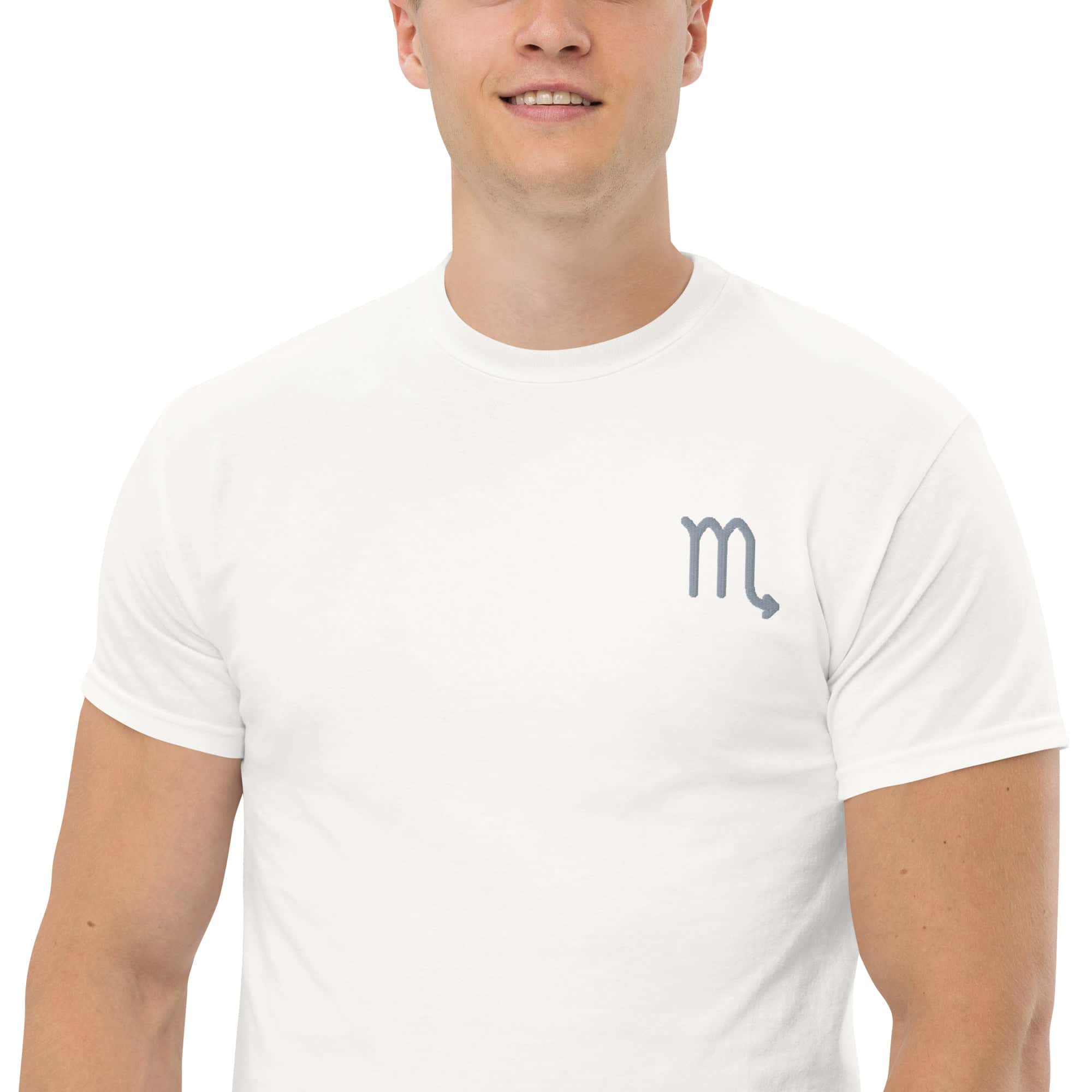T-shirt Unisex Scorpione-Ricamati-Biiply-Biiply