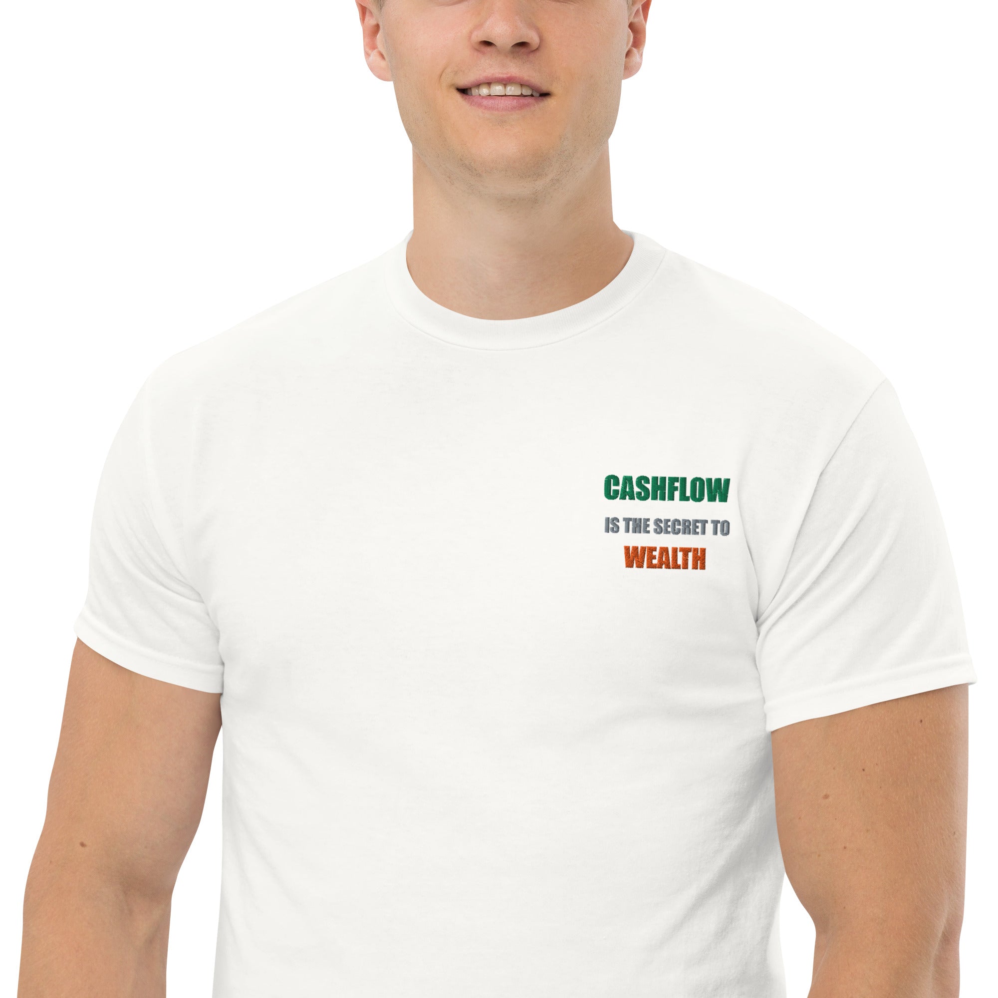 T-shirt Unisex Cashflow Secret to Wealth-Ricamati-Biiply-Biiply
