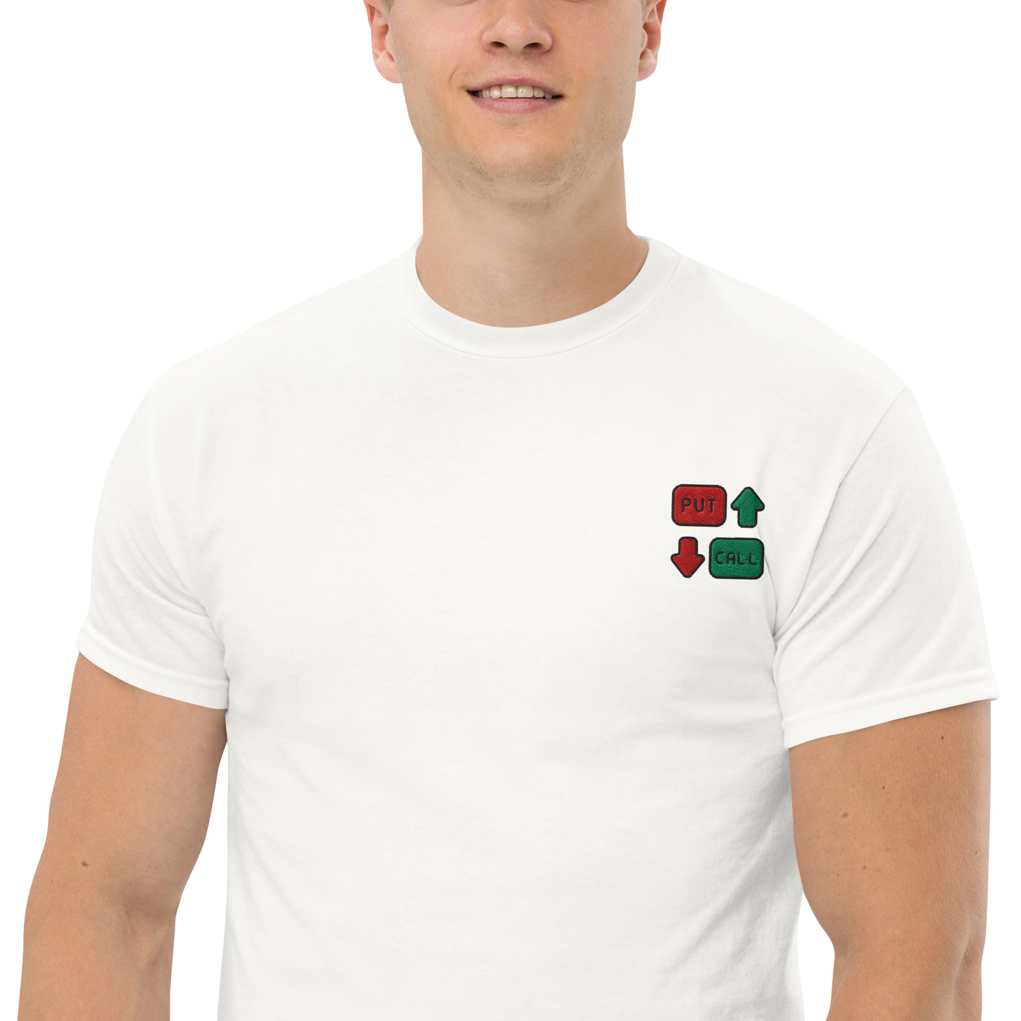 T-shirt Unisex Option Put & Call-Ricamati-Biiply-Biiply