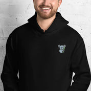 Felpa Unisex Koala-Ricamati-Biiply-Nero-S-Biiply