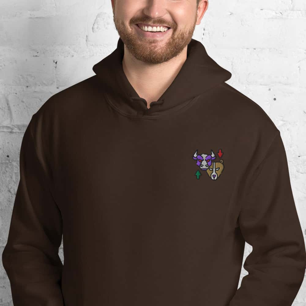 Felpa Unisex Bull & Bear-Ricamati-Biiply-Cioccolato Fondente-S-Biiply
