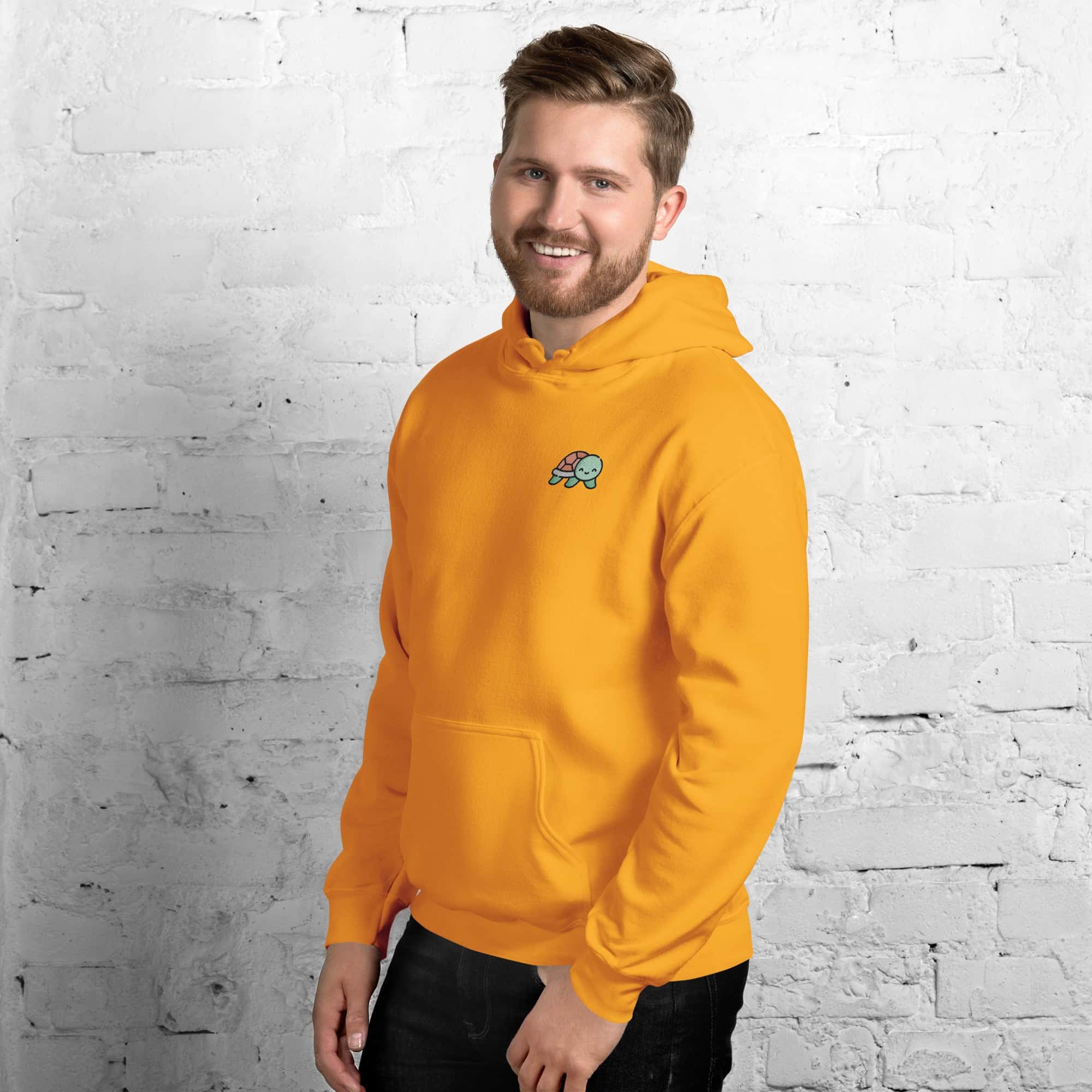 Felpa Unisex Baby Tartaruga-Ricamati-Biiply-Biiply