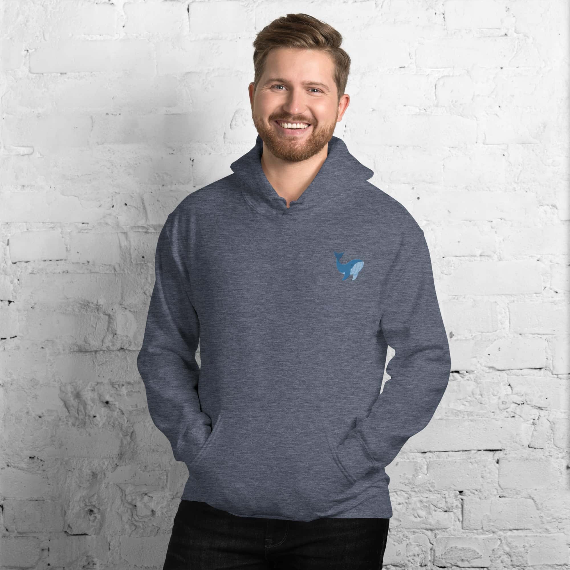 Felpa Unisex Balena-Ricamati-Biiply-Biiply