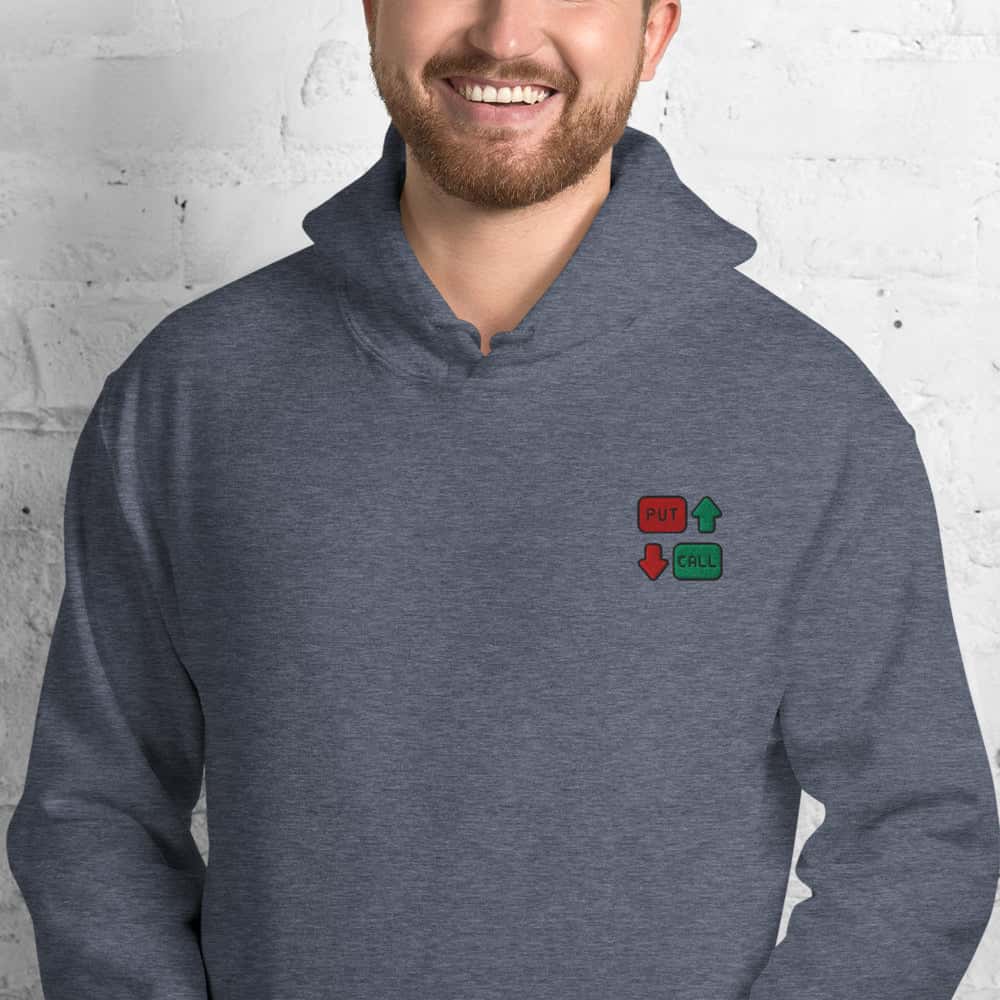 Felpa Unisex Put & Call-Ricamati-Biiply-Heather Sport Dark Navy-S-Biiply