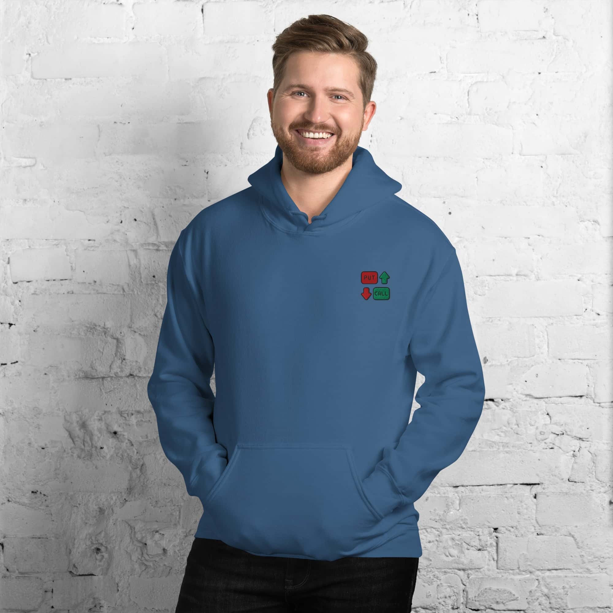 Felpa Unisex Put & Call-Ricamati-Biiply-Biiply