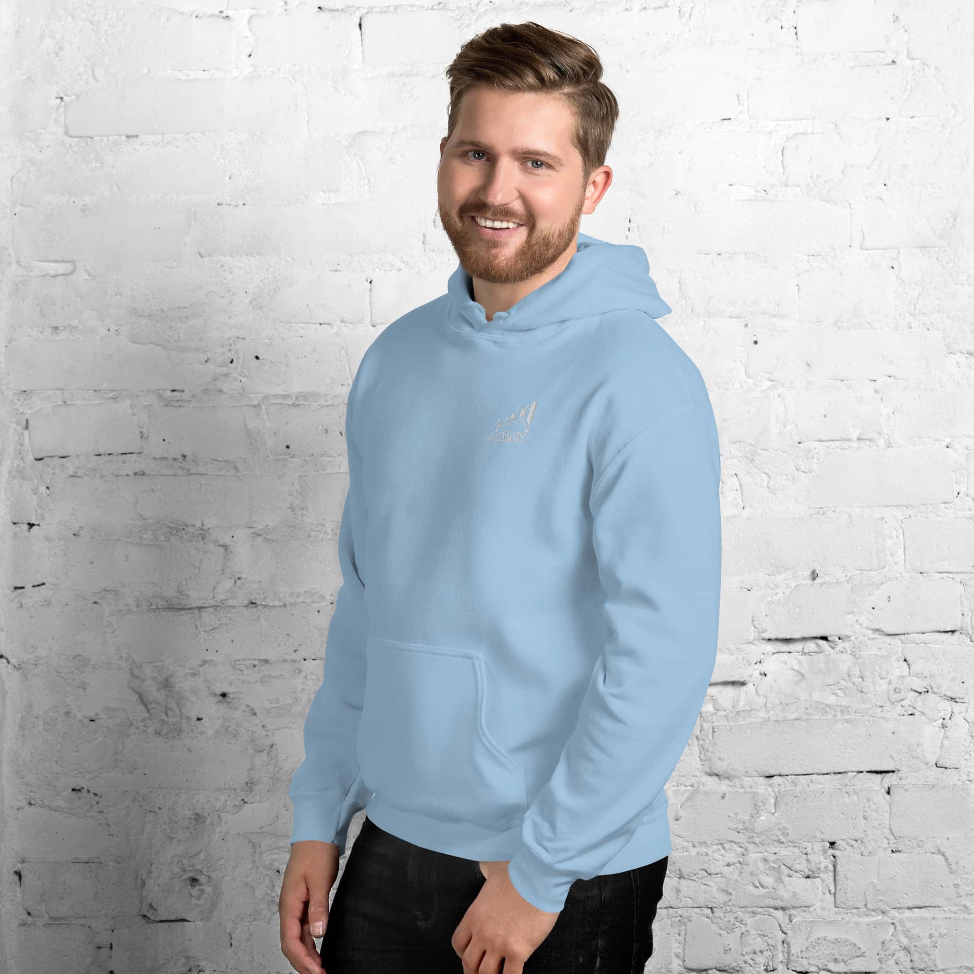 Felpa Unisex Bull market-Ricamati-Biiply-Biiply