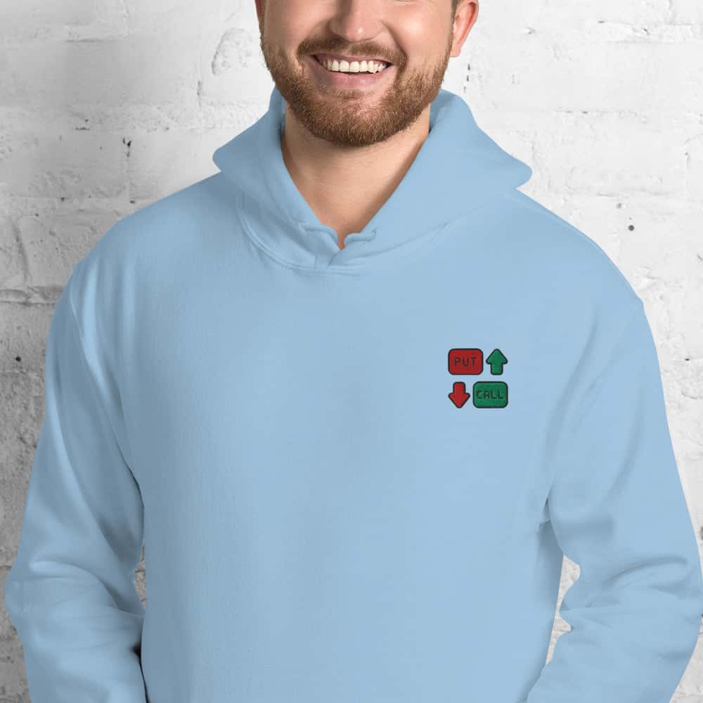 Felpa Unisex Put & Call-Ricamati-Biiply-Blu Chiaro-S-Biiply