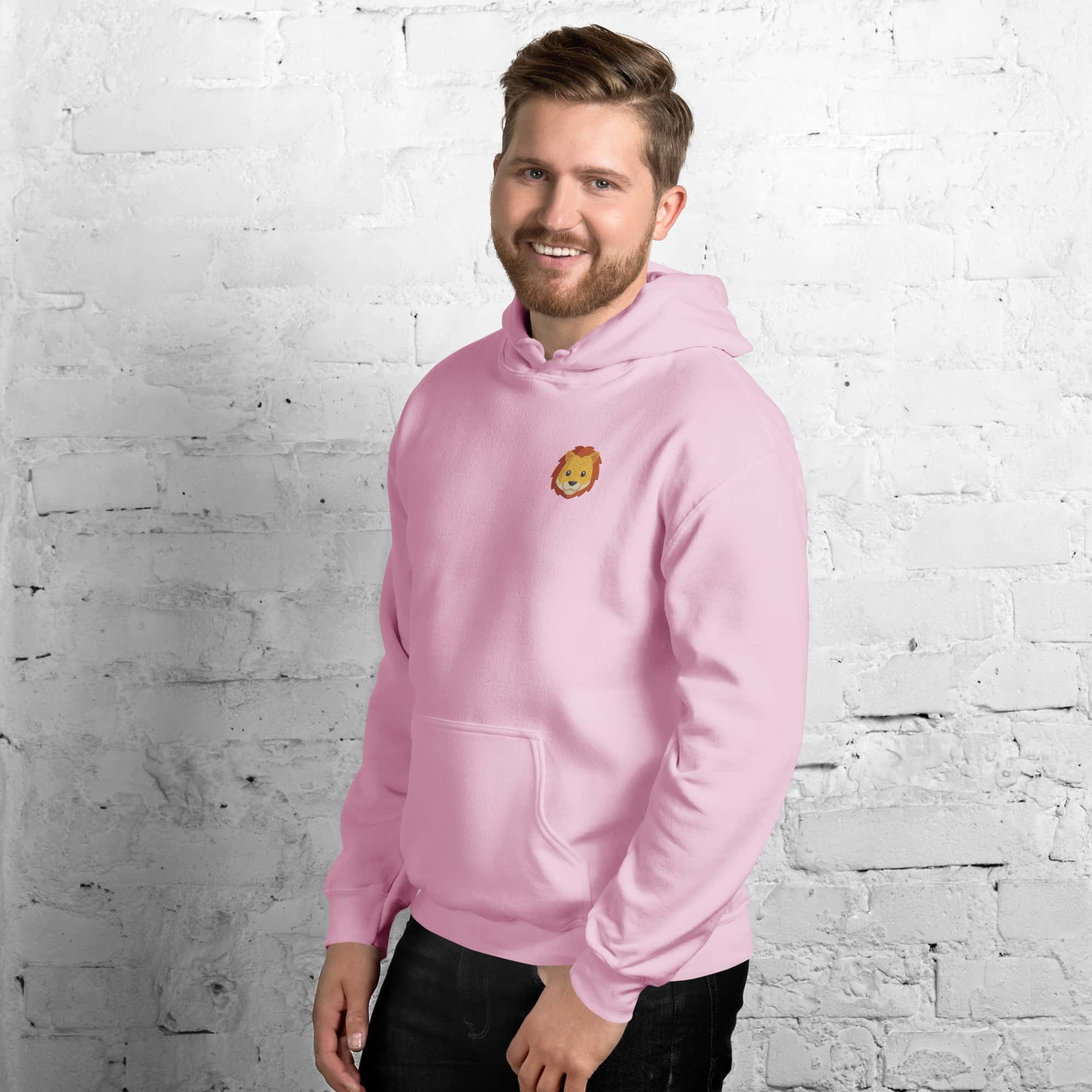 Felpa Unisex Leone-Ricamati-Biiply-Biiply