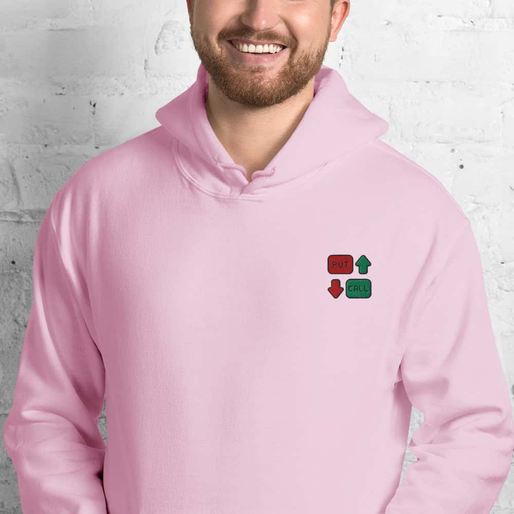 Felpa Unisex Put & Call-Ricamati-Biiply-Rosa Chiaro-S-Biiply
