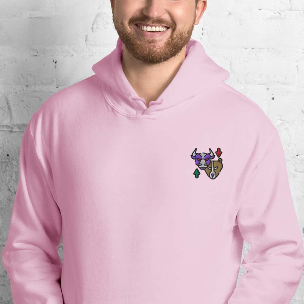 Felpa Unisex Bull & Bear-Ricamati-Biiply-Rosa Chiaro-S-Biiply