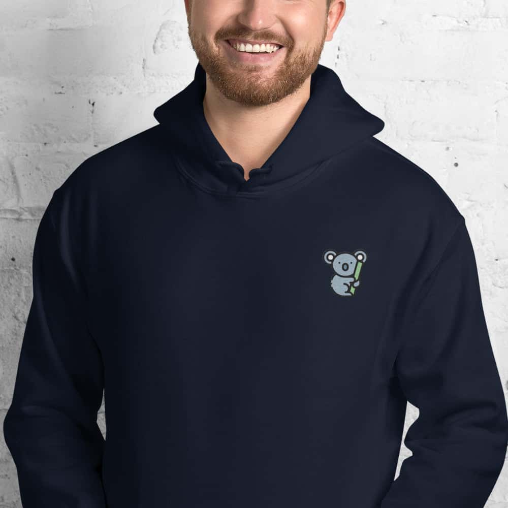 Felpa Unisex Koala-Ricamati-Biiply-Navy-S-Biiply