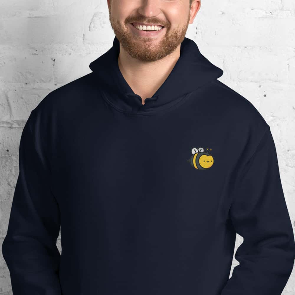 Felpa Unisex Ape-Ricamati-Biiply-Navy-S-Biiply
