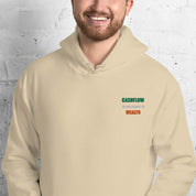 Felpa Unisex Cashflow Secret Wealth White-Ricamati-Biiply-Sabbia-S-Biiply