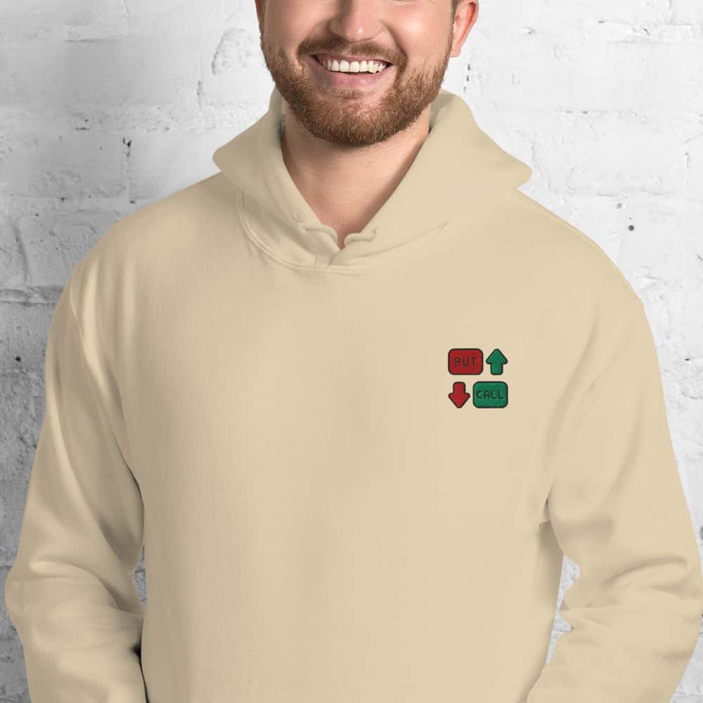 Felpa Unisex Put & Call-Ricamati-Biiply-Sabbia-S-Biiply