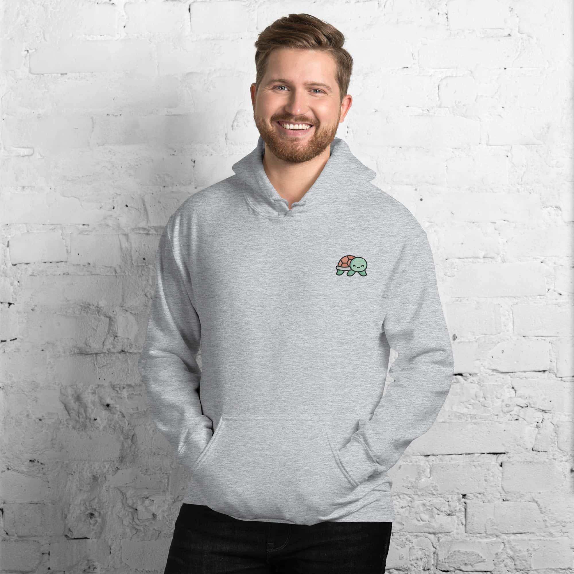 Felpa Unisex Baby Tartaruga-Ricamati-Biiply-Biiply