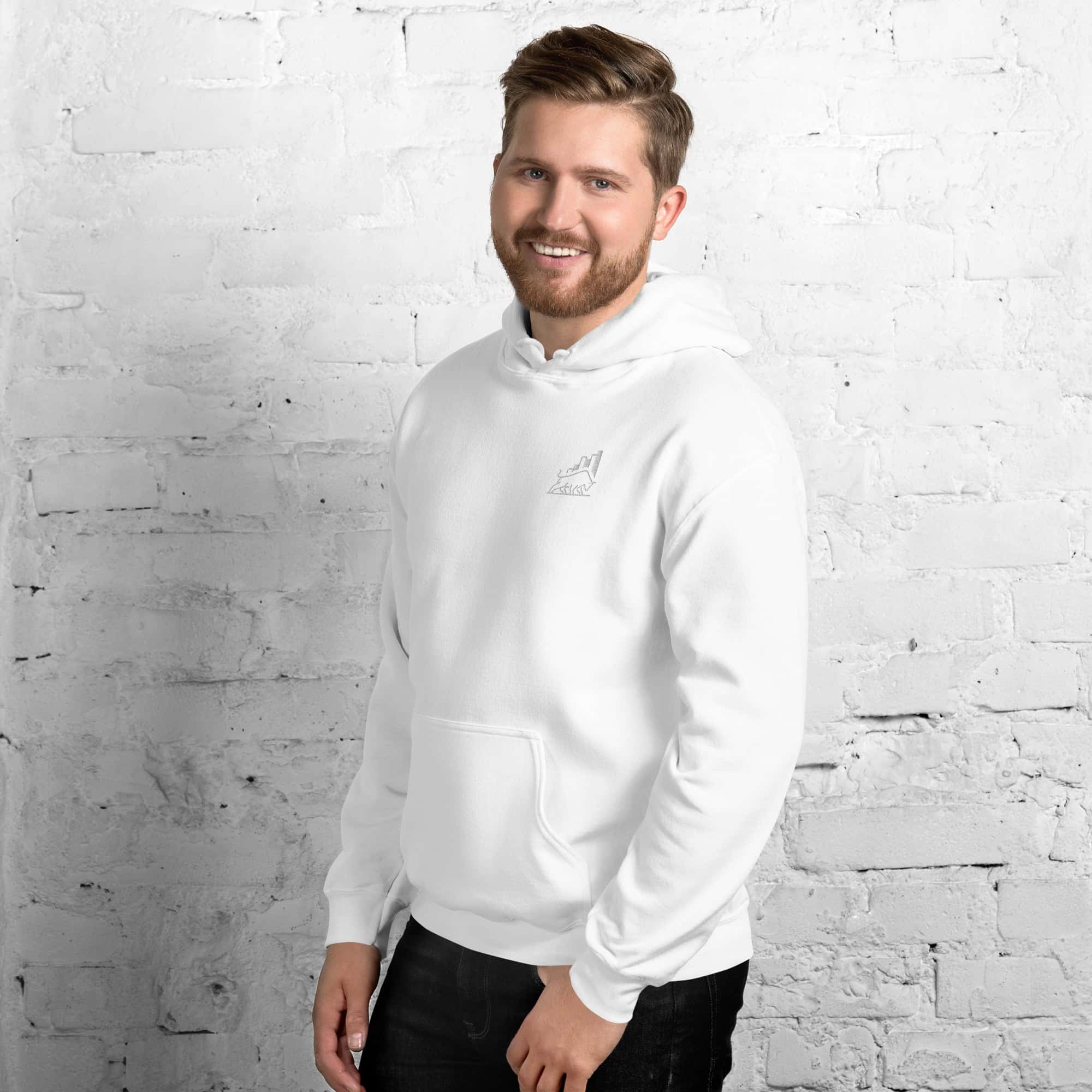 Felpa Unisex Bull market-Ricamati-Biiply-Biiply