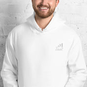 Felpa Unisex Bull market-Ricamati-Biiply-Bianco-S-Biiply