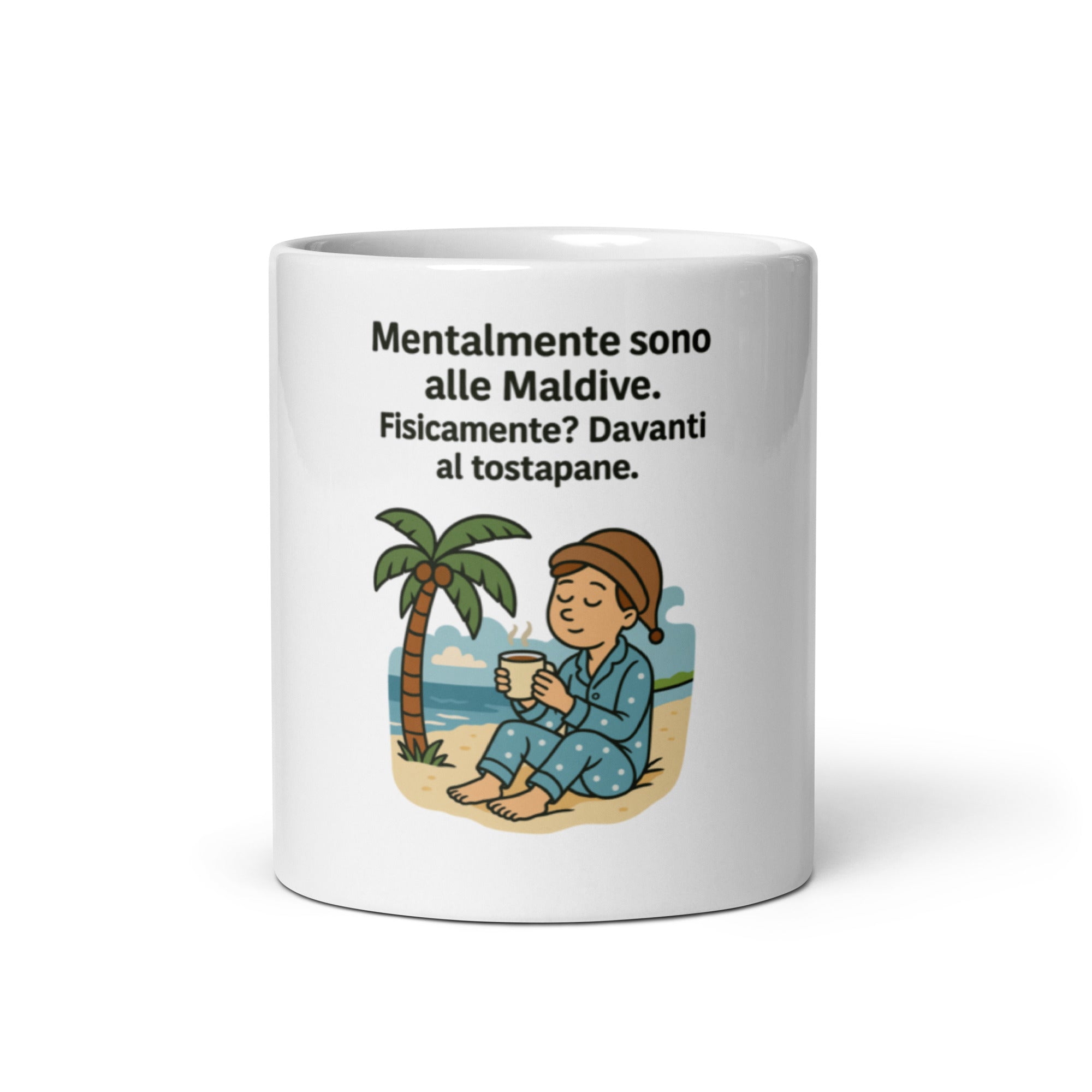 Tazza Mentalmente Sono Alle Maldive-Tazza-Biiply-Biiply