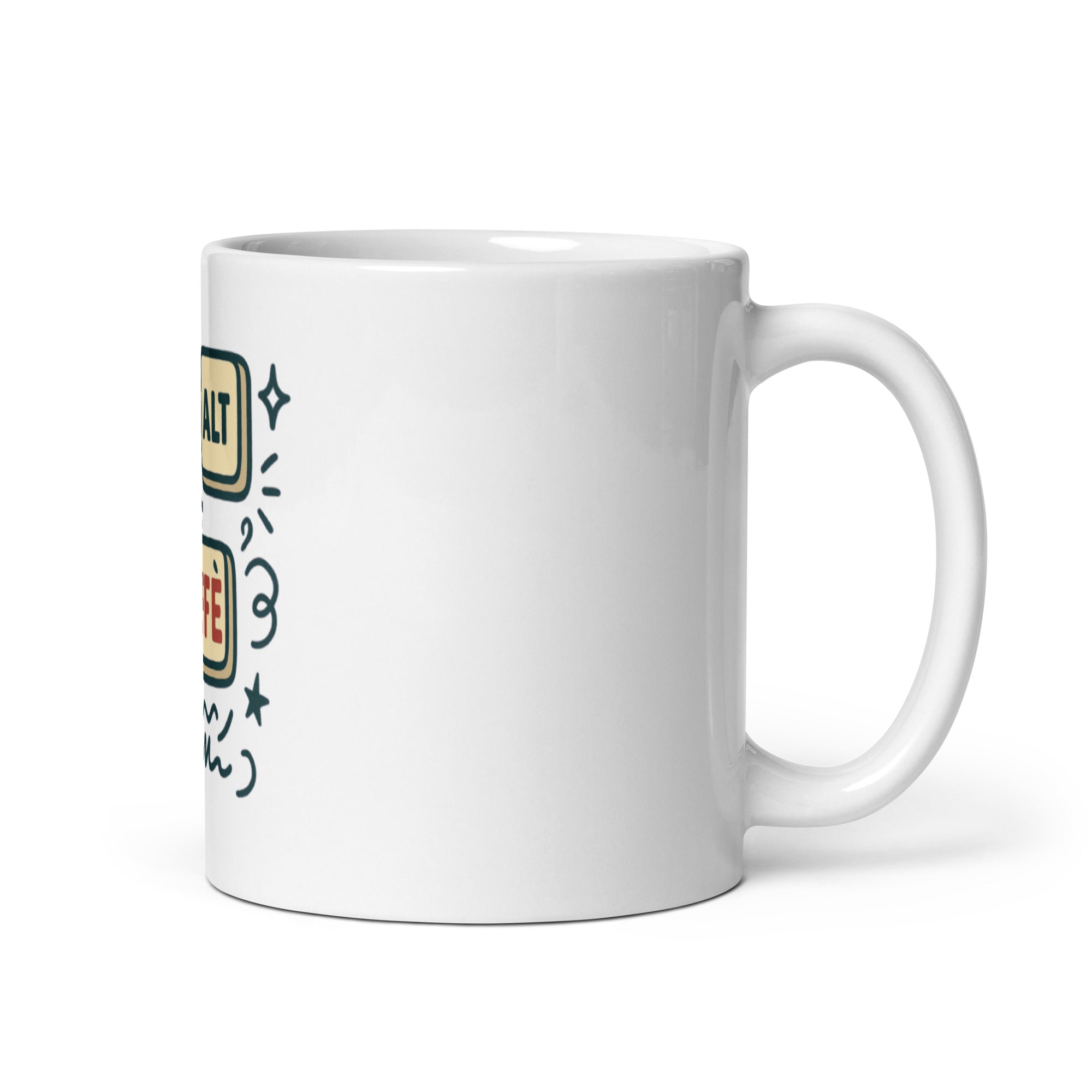 Tazza Ctrl + Alt + Caffè-Tazza-Biiply-11 oz-Biiply
