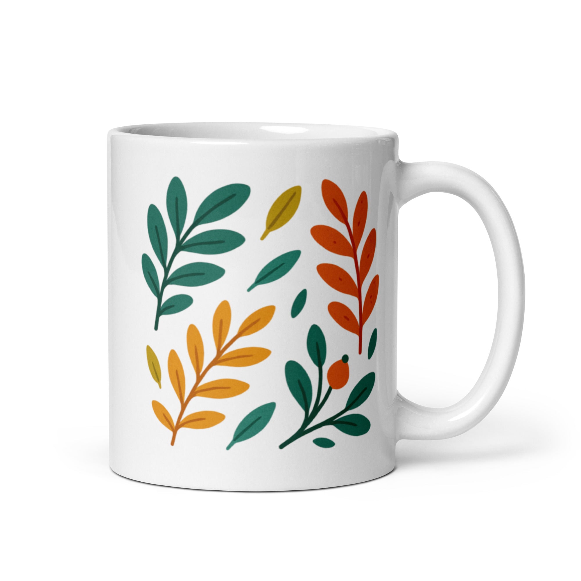 Tazza Foglie-Tazza-Biiply-11 oz-Biiply