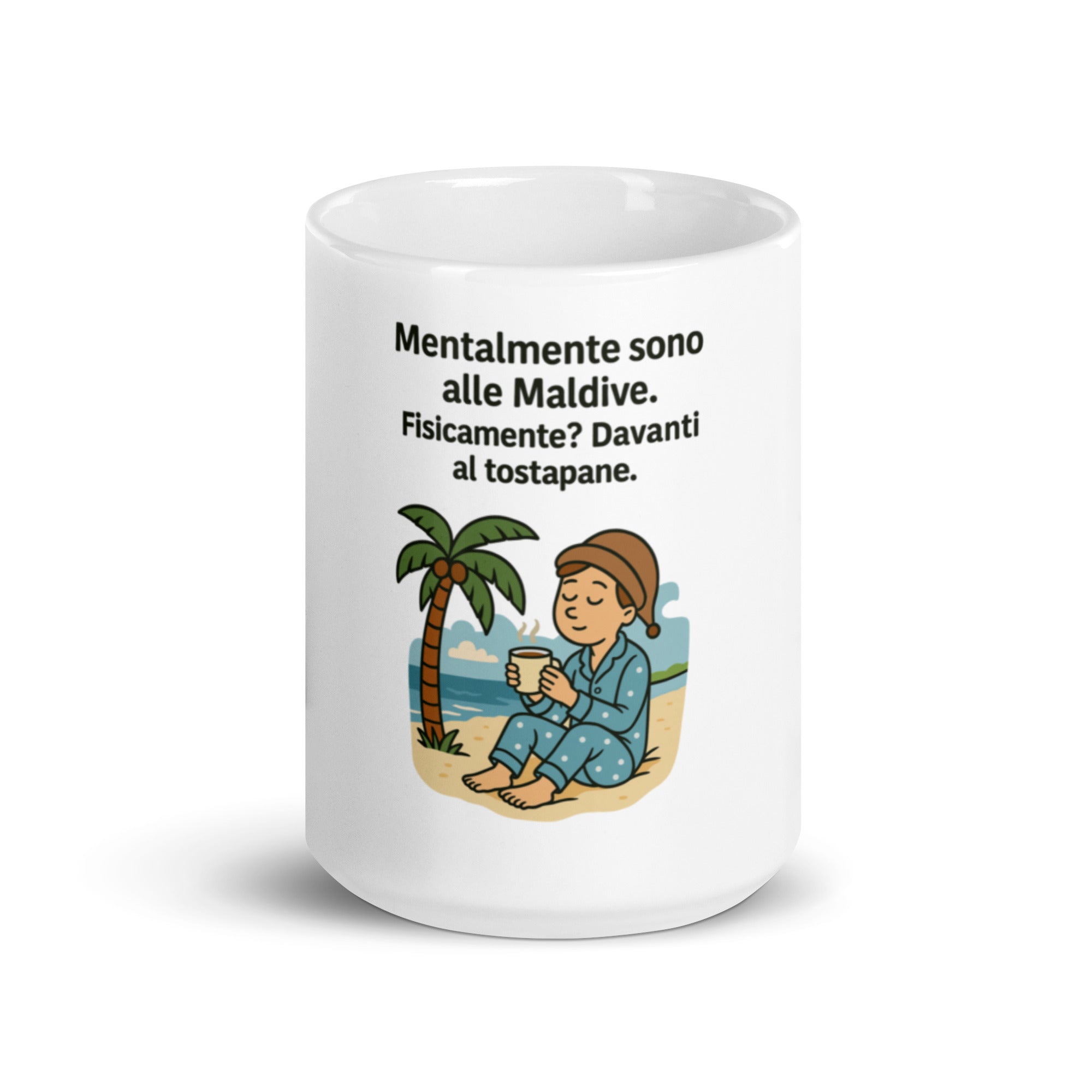 Tazza Mentalmente Sono Alle Maldive-Tazza-Biiply-Biiply