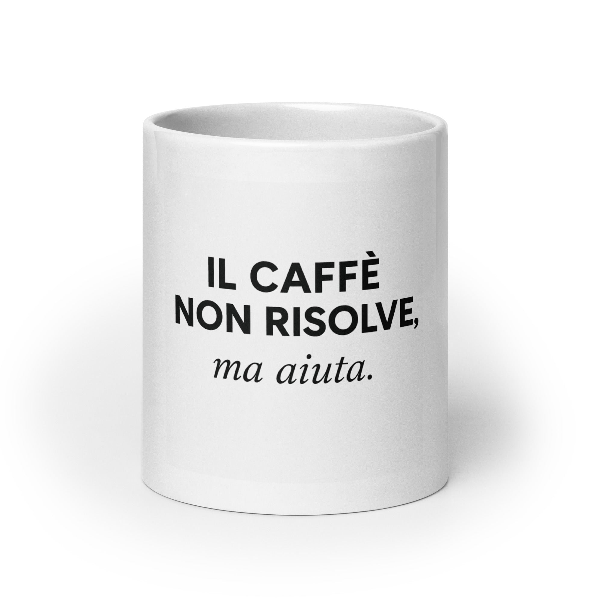 Tazza Il Caffè Non Risolve Ma Aiuta-Tazza-Biiply-Biiply